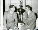 1949 Steve Suhey and Doak Walker after 1-1-49 Cotton Bowl Game