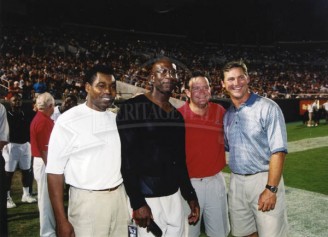 Bobby Leach, Eric Dickerson, Lance McIlhenny, And Craig James