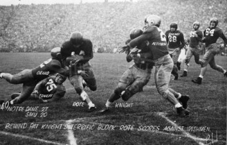 1949 Kyle Rote Scores Against The Irish