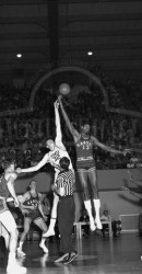 1957 All American Jim Krebs Against All American Wilt Chamberlain