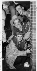 1951 Fred Benners Getting Congratulations From Jim Laughead and Brad Bradley