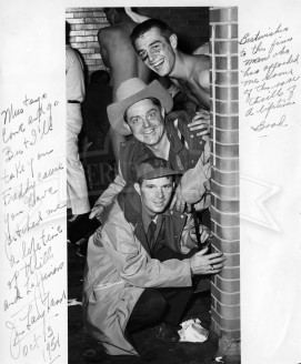 1951 Fred Benners Getting Congratulations From Jim Laughead and Brad Bradley