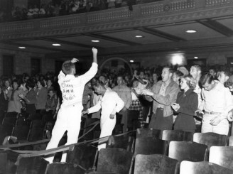 1947 Pep Rally At McFarlin Auditorium