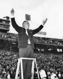 Dr. Irving Dreibrodt Leads The Mustang Band At The Cotton Bowl