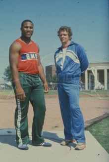 Michael Carter And Coach Ted NcLaughlin