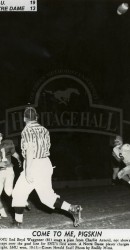 1956 Boyd Waggoner Catches Touchdown Pass Against Irish