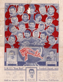 1935 SMU Rose Bowl Poster