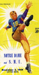 1949 SMU vs. Notre Dame Program