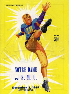 1949 SMU vs. Notre Dame Program