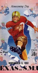 1951 SMU vs. Texas Program