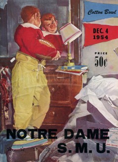 1954 SMU vs. Notre Dame Program