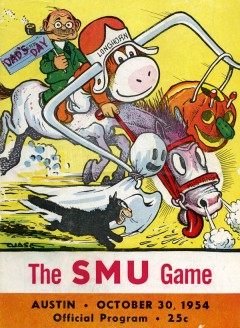 1954 SMU vs. Texas At Austin Program