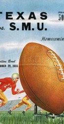 1955 SMU vs. Texas Program
