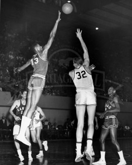 1957 Krebs Shooting Hook Over Chamberlain