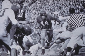 1949 Kyle Running Against Oregon In Cotton Bowl Game