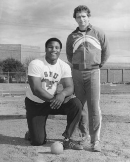 Michael Carter And Coach Ted McLaughin