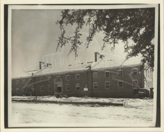 Lettermen’s Hall Under Construction In 1940’s