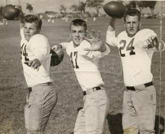1950 Kyle Rote, Fred Benners, and Rusty Russell, Jr.