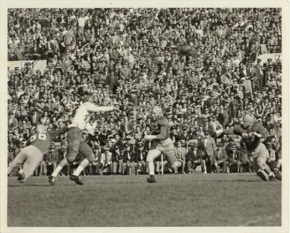 1951 The Great Fred Benners In Action Against Notre Dame At South Bend