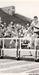 1958 Joe Hill Wins High Hurdles At SWC Freshman Championship