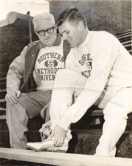 Jan Ahlberg And Coach McAdoo Keaton