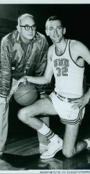 Coach Doc Hayes and 1961 Captain Steve Strange