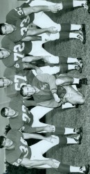 Standing Stewart, Kimbrough, LaGrone, Medlen And Griffin.  Kneeling Coach Gosset