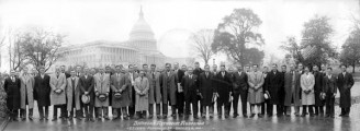 1930 SMU Mustangs At U.S. Capitol