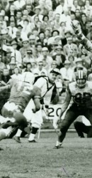1960 Ray Schoenke Blocks Punt Against Texas