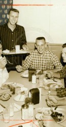 Sharffenberger, Miller, Lee, O’Kelly, Showalter, Krebs Dining At Letterman’s Dorm