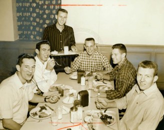 Sharffenberger, Miller, Lee, O’Kelly, Showalter, Krebs Dining At Letterman’s Dorm