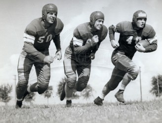 1942  L-R Jim Sid Wright, Orville (Bull) Johnson, Howard (Red) Maley