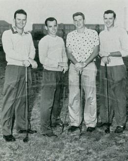 1953 SWC Champs Don Addington, Kirby Edwards, Stewart Carrell, Floyd Addington
