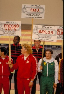 Roy Hix and Cedric McNelson at NCAA Indoors Oklahoma City