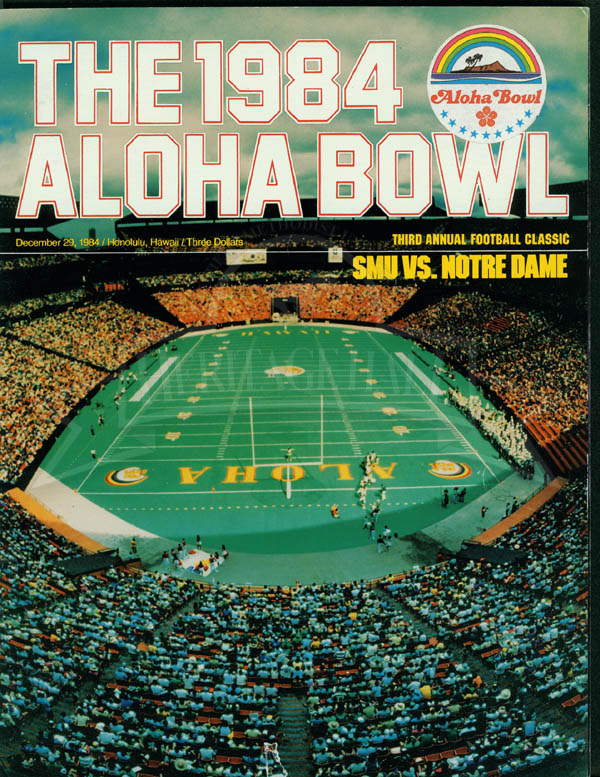 1984SMU vs. Notre Dame (Aloha Bowl) Athletic History