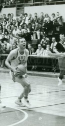 Jim Brockman Against TCU With Caroll Hooser Trailing