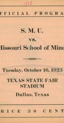 1923-SMU vs. Missouri School Of Mines