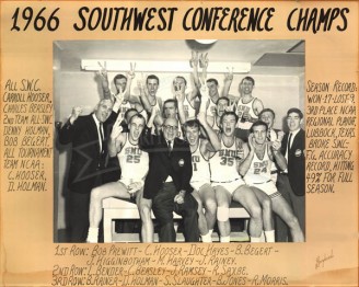 1965-66 SWC Men’s Basketball Team Champs