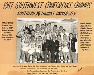 1966-67 SWC Men’s Basketball Team Champs
