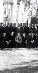 1960 Team on White Lawn Before Playing Navy