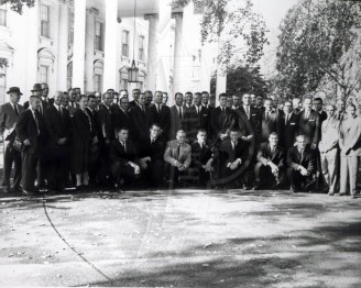 1960 Team on White Lawn Before Playing Navy
