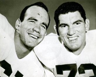 1955 Co-Captains David Hawk and Forrest Gregg