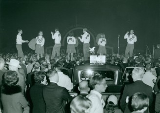 1965 Pep Rally Before the Texas Game