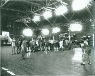 SMU Gymanasium & Basketball Players ca. 1930