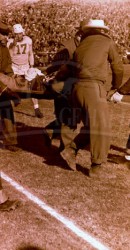 1948 SMU Center Cecil Stephen Leaves Field With Broken Leg Against Penn State
