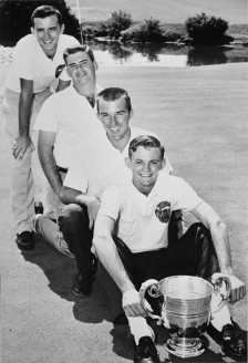 1954 NCAA Champs With Trophy