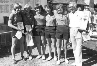1979 National Champs Hession, Hall, Murphy, McGeorge, O’Brien And Coach Stewart