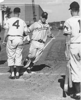 Jim Payne Greeting Bob Boggan After Boggan’s Homerun