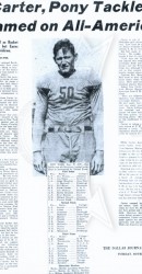 1934 Clyde Carter Named All American